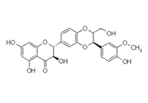 Molecular structure of Silymarin