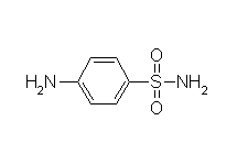 Molecular structure of Sulfanilamide