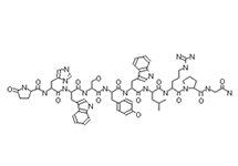 Molecular structure of Triptorelin