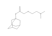 Molecular structure of Tromantadine (HCl)