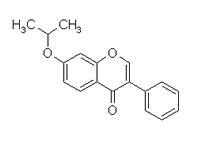 Molecular structure of Ipriflavone
