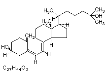 Molecular structure of Calcifediol
