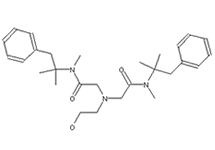 Molecular structure of Oxethazaine
