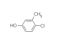 Molecular structure of Chlorocresol