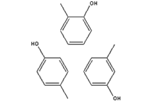 Molecular structure of Cresol