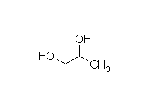 Molecular structure of Propylene Glycol