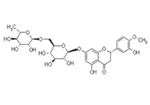 Molecular structure of Hesperidin