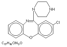 Molecular structure of Amoxapine