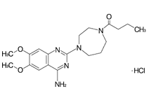 Molecular structure of Bunazosin (HCl)