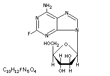 Molecular structure of Fludarabine