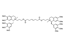 Molecular structure of Mivacurium (Cl)