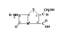 Molecular structure of Clavulanic Acid