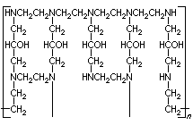 Molecular structure of Colestipol (HCl)