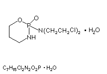 Molecular structure of Cyclophosphamide
