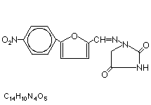 Molecular structure of Dantrolene (Na)