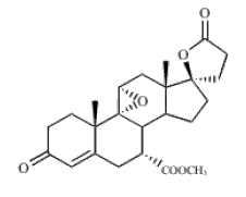 Molecular structure of Eplerenone