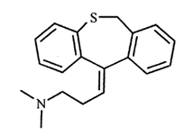 Molecular structure of Dothiepin (HCl)