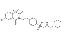 Molecular structure of Gliquidone