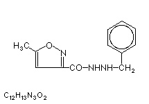 Molecular structure of Isocarboxazid