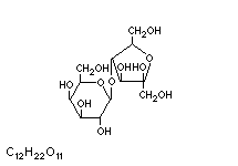 Molecular structure of Lactulose