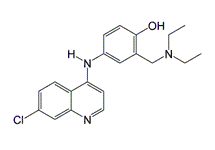 Molecular structure of Amodiaquine
