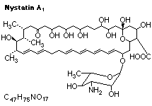 Molecular structure of Nystatin