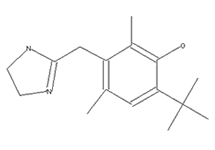 Molecular structure of Oxymetazoline (HCl)