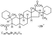 Molecular structure of Pancuronium (Br)