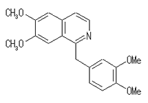 Molecular structure of Papaverine (HCl)