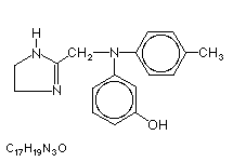Molecular structure of Phentolamine (Mesylate)