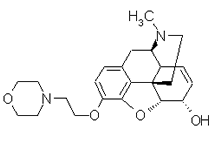 Molecular structure of Pholcodine