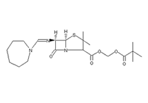 Molecular structure of Pivmecillinam (HCl)