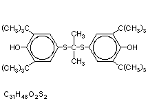 Molecular structure of Probucol