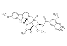 Molecular structure of Rauwolfia Reserpine
