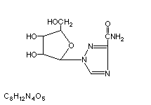 Molecular structure of Ribavirin