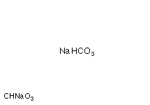 Molecular structure of Sodium Bicarbonate