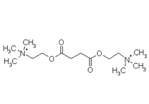 Molecular structure of Suxamethonium (Cl)