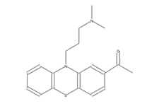 Molecular structure of Acepromazine (Maleate)