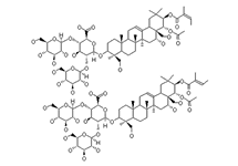 Molecular structure of Aescin