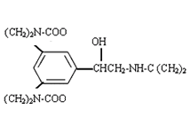 Molecular structure of Bambuterol