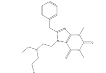 Molecular structure of Bamifylline