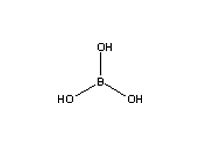 Molecular structure of Boric Acid