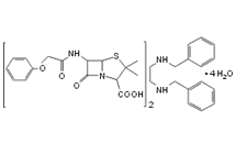 Molecular structure of Benzathine Penicillin