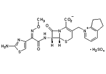 Molecular structure of Cefpirome