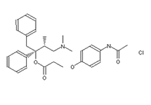 Molecular structure of Co-Proxamol