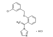 Molecular structure of Croconazole (HCl)