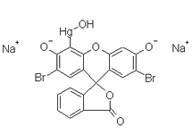 Molecular structure of Mercurochrome