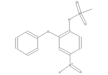 Molecular structure of Nimesulide