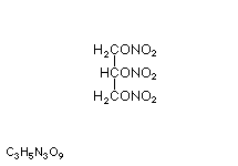 Molecular structure of Nitroglycerin