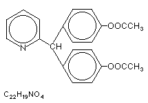 Molecular structure of Bisacodyl